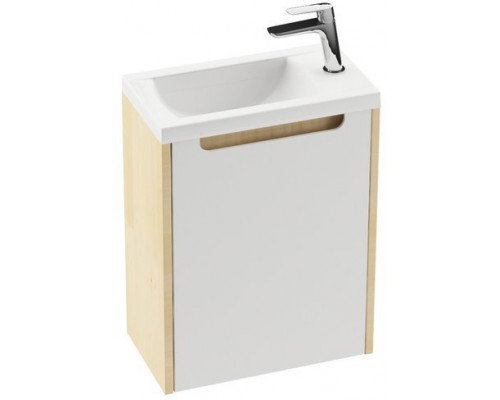 Дверь для тумбы под умывальник SD 400 L CLASSIC белая (СНЯТА С ПРОИЗВОДСТВА) X000000420