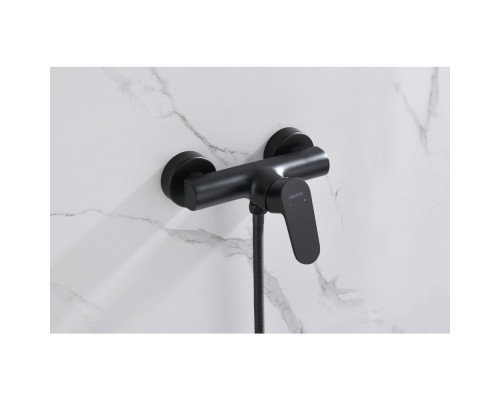 AQ1260MB ОБЕРОН смеситель для душа, матовый черный AQ1260MB