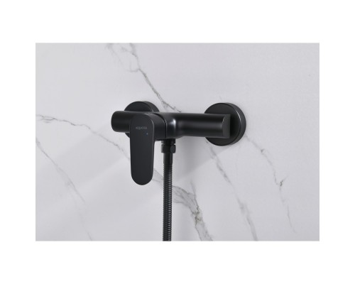 AQ1260MB ОБЕРОН смеситель для душа, матовый черный AQ1260MB