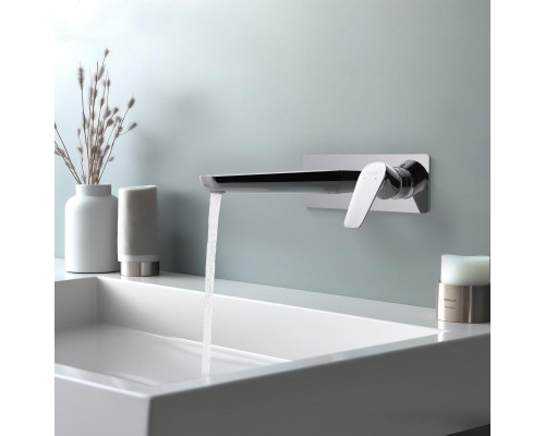 AQ1113CR БЕТТА смеситель для раковины настенный (внешняя и скрытая часть) AQ1113CR