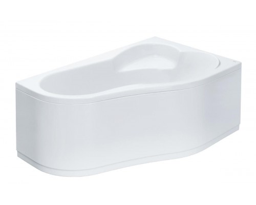 1.WH11.2.037 ИБИЦА XL 160х100 ванна асимметричная акриловая правосторонняя белая 1.WH11.2.037