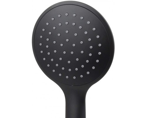 AQ2001MB ВЕГА ручной душ 1jet, матовый черный AQ2001MB