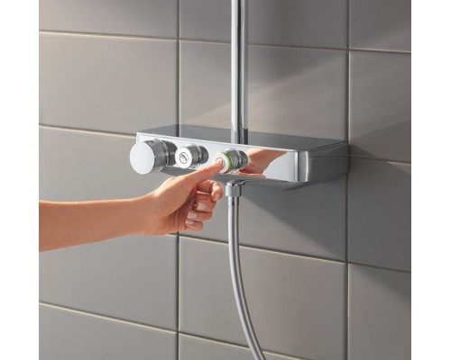 26509000 Euphoria SmartControl 260 MONO Душевая система с термостатом, хром 26509000