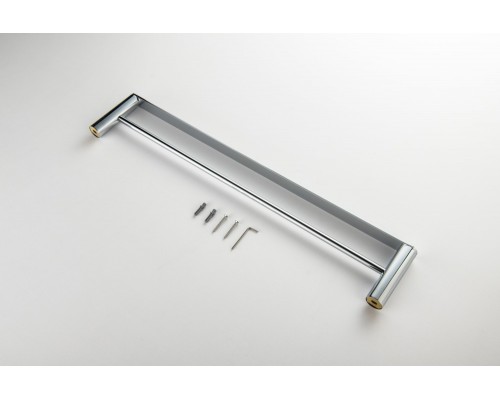 AQ4430CR ЛИРА полотенцедержатель двойной 600 мм AQ4430CR