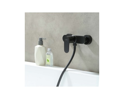 AQ1860MB НИКА смеситель для душа, матовый черный AQ1860MB