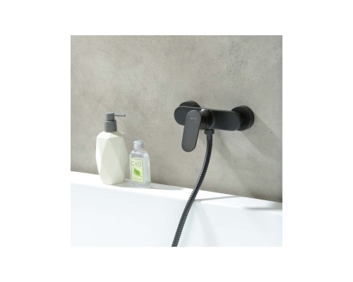 AQ1860MB НИКА смеситель для душа, матовый черный AQ1860MB