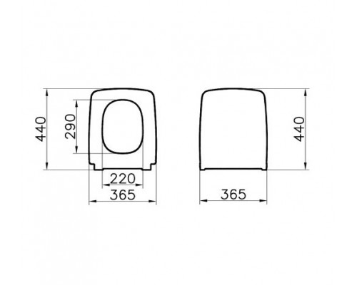 122-003-009 Metropole тонкое сиденье микролифт 122-003-009