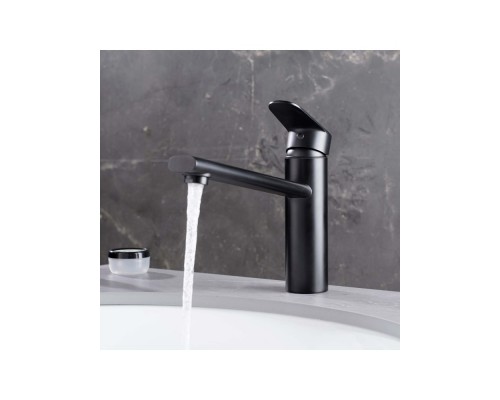 AQ1880MB НИКА смеситель для кухни, матовый черный AQ1880MB