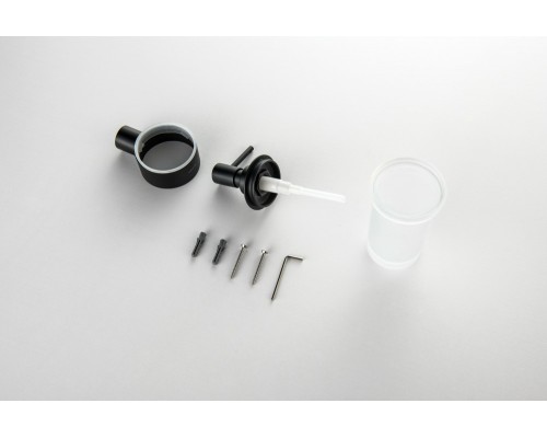 AQ4405MB ЛИРА дозатор, матовый черный AQ4405MB