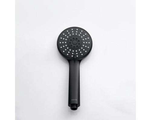 AQ2009MB БЕТТА ручной душ 100 3 jet, матовый черный AQ2009MB