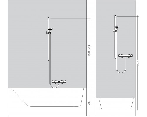 27615000 HG Unica'C штанга для душа 27615000