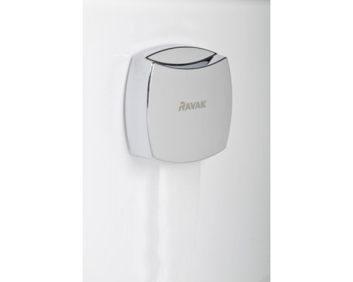 Сточный комплект с заполнением переливом хром (квадратный) 800мм X01504