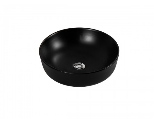 AQ5558-MB ЕВРОПА раковина 415415135 для установки на столешницу, матовый черный AQ5558-MB