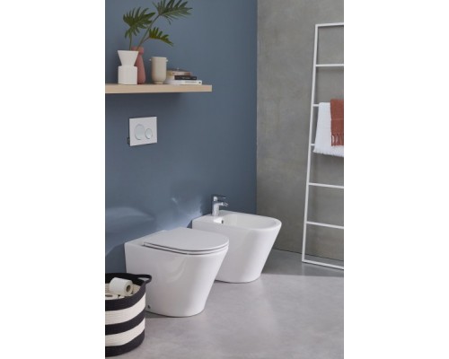 EDAA102-00 Rodin+ Приставной унитаз со стандартным ободом, белый EDAA102-00