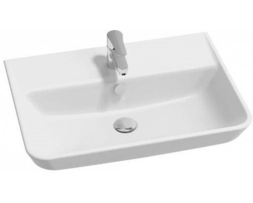 EGC112-00 Struktura Раковина 65x48 с отв.для смесителя,сл.пер.,белый EGC112-00