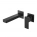 AQ1613MB ЛИБРА смеситель для раковины настенный (внешняя и скрытая часть), матовый черный AQ1613MB