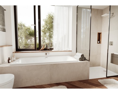 Ванна Cayono Duo Мод.724 170х75x41 белый + easy-clean 272400013001