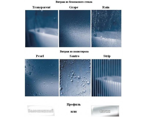 BLDP2-120 блестящий+транспарент, Blix душевая дверь раздвижная, двухэлементная 0PVG0C00Z1