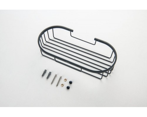 AQ4916MB полка для душа, матовый черный AQ4916MB