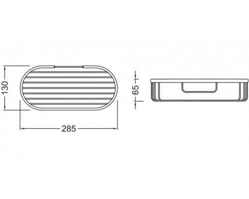 AQ4916MB полка для душа, матовый черный AQ4916MB