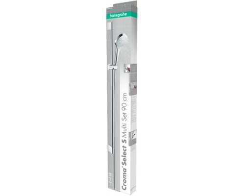 26570400 HG Croma Select S Multi 90см душевой гарнитур белый/хром 26570400
