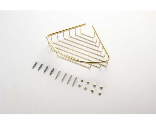 AQ4906BG угловая полка, шлиф. золото AQ4906BG