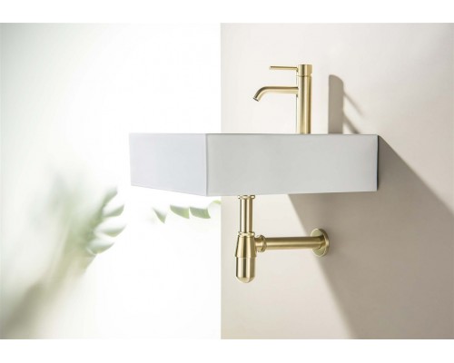 AQ6014BG сифон, шлиф. золото AQ6014BG