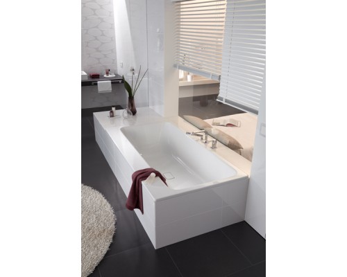 Ванна Asymmetric Duo мод.744 белый 190х100 + easy-clean 274400013001