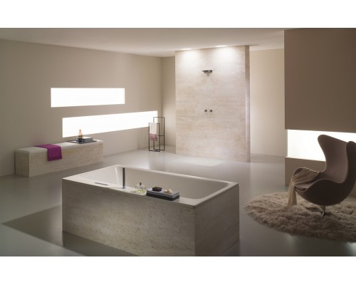 Ванна Asymmetric Duo мод.744 белый 190х100 + easy-clean 274400013001