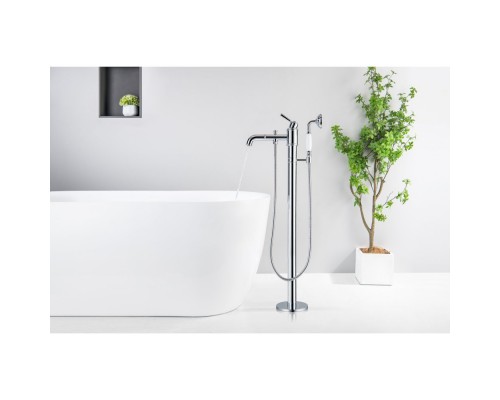 AQ1545CR КЛАССИК смеситель для ванны напольный (внешняя и скрытая часть) AQ1545CR