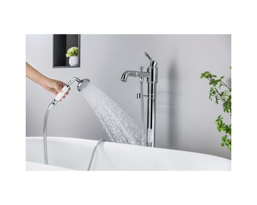 AQ1545CR КЛАССИК смеситель для ванны напольный (внешняя и скрытая часть) AQ1545CR