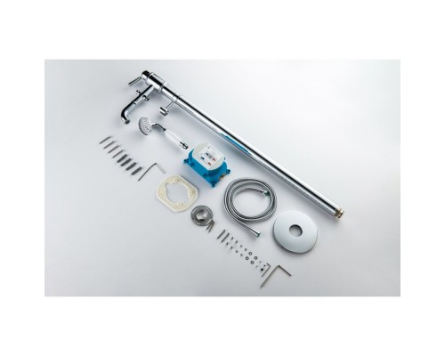 AQ1545CR КЛАССИК смеситель для ванны напольный (внешняя и скрытая часть) AQ1545CR