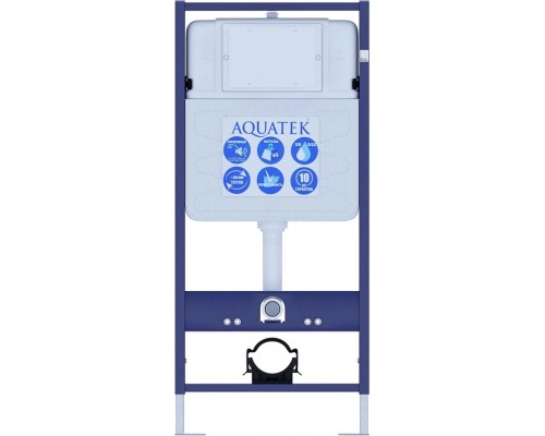 SET AQUATEK КЛАССИК T (рама AQUATEK Standard INS-0000012(без клавиши и крепежа)+унитаз КЛАССИК AQ1112T-00 TORNADO с тонким сиденьем soft-close SET AQUATEK КЛАССИК T