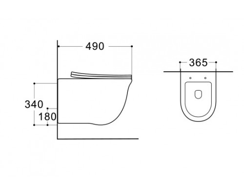 SET AQUATEK КЛАССИК T (рама AQUATEK Standard INS-0000012(без клавиши и крепежа)+унитаз КЛАССИК AQ1112T-00 TORNADO с тонким сиденьем soft-close SET AQUATEK КЛАССИК T