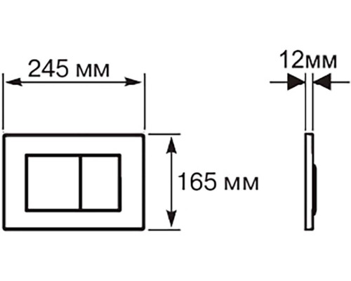 Комплект инсталляции 4 в 1 Aquatek Поларис (рама Standard, унитаз AQ0700-00, сиденье soft-close, панель KDI-0000033) ПОЛАРИС-033