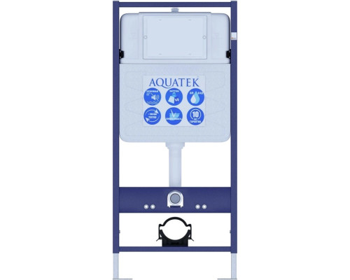 Комплект инсталляции с унитазом 4 в 1 AQUATEK ЛЕЯ Т-017 Tornado ЛЕЯ Т-017