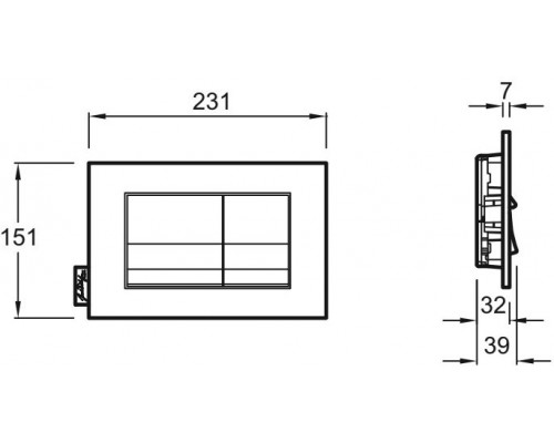 E21773RU-00 Унитаз c инсталляцией Jacob Delafon Modern Life, сиденье микролифт, клавиша хром (E29025+E20858-CP+E77168+E77725) E21773RU-00