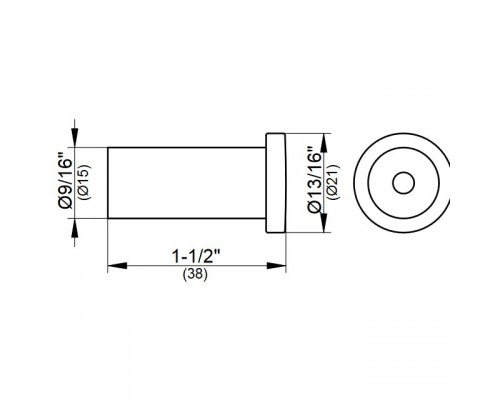 14916370000 PLAN Крючок для полотенца, черный матовый 14916370000