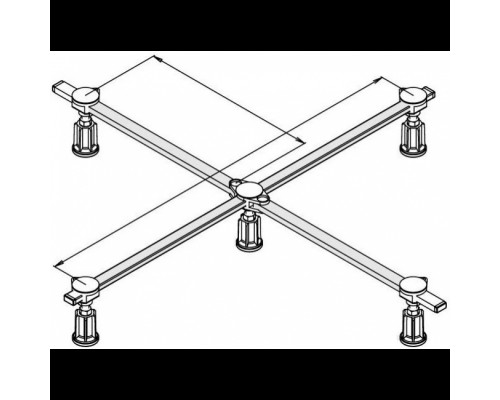 опорная рама Мод.5200, для поддонов до 90х90 см. 584377000000