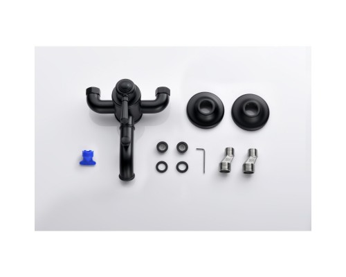 AQ1540MB КЛАССИК смеситель для ванны, матовый черный AQ1540MB