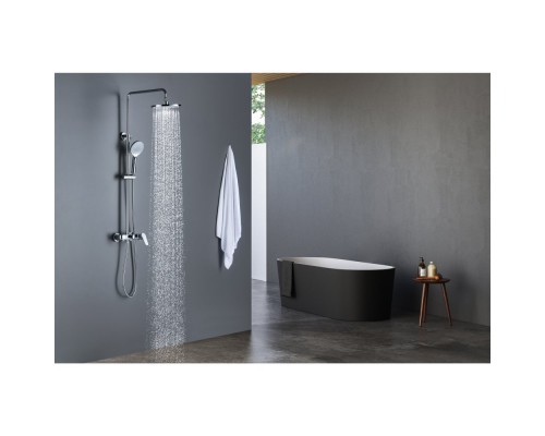 AQ2140CR БЕТТА душевая система (смеситель для ванны) 220мм AQ2140CR