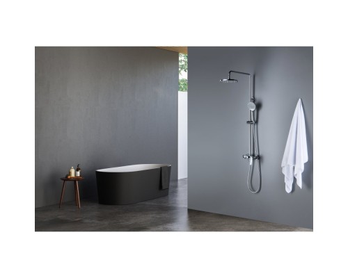 AQ2140CR БЕТТА душевая система (смеситель для ванны) 220мм AQ2140CR