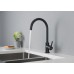 AQ1382MB ЕВРОПА смеситель для кухни, матовый черный AQ1382MB