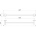 AQ4230CR ОБЕРОН полотенцедержатель двойной 600 мм AQ4230CR