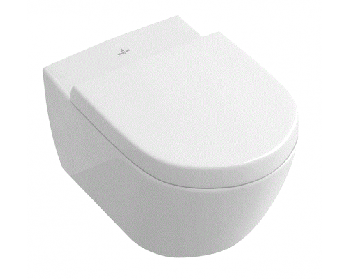 Унитаз   сиденье, Villeroy&Boch, Subway 2.0, подвесной, шгв 370-560-415, цвет-альпийский белый