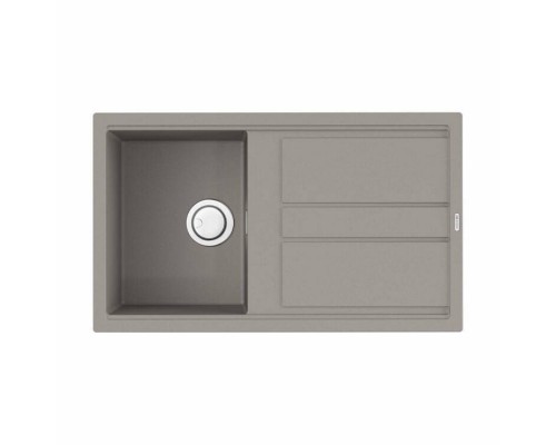 Мойка, OMOIKIRI, Kitagawa, шгв 860-510-200, отверстия для смесителя-2 промаркированных, цвет-Leningrad grey