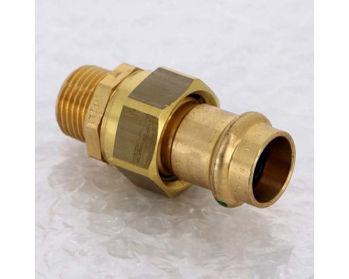 Муфта разъёмная пресс-Н бронза Sanpress VIEGA 18x1/2" Муфта разъёмная пресс-Н бронза Sanpress VIEGA 18x1/2"