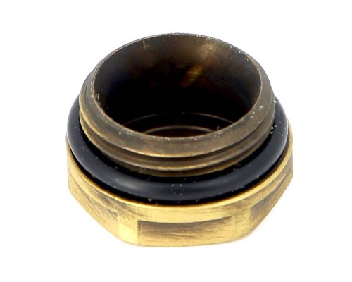 Заглушка Carlo Poletti 1/2" цвет бронзовый