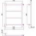 Стилье Версия-КБ Полотенцесушитель водяной для ГВС 57,5x70h см, цвет: без покрытия 00630-6050