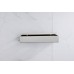 Boheme Q Полочка корзинка прямоугольная, подвесная, 2 крючка, цвет: shine gun metal 10965-SGM